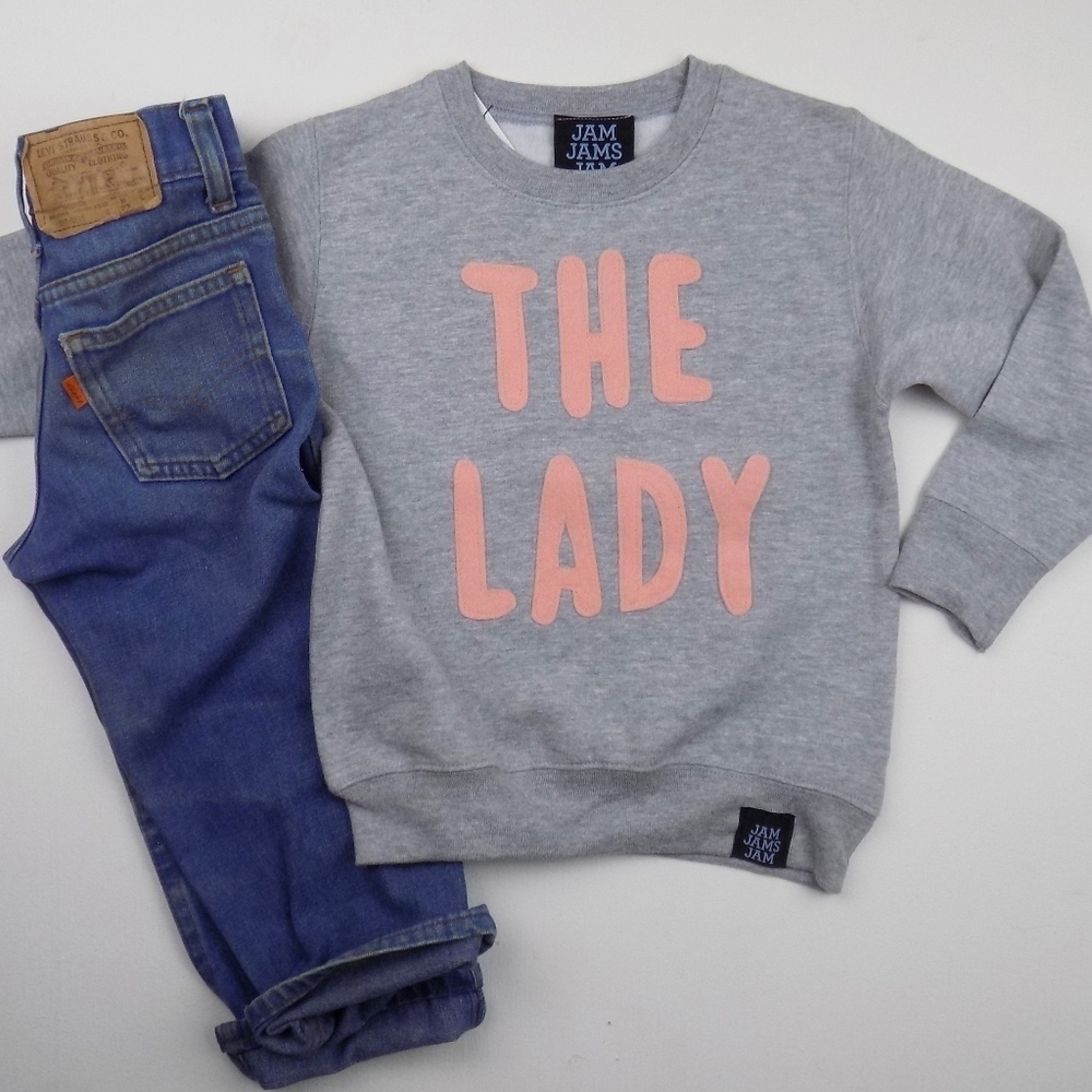handmade new! the lady campus girls sweatshirt handmade